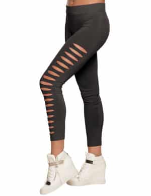 Leggings mit Löchern für Erwachsene schwarz