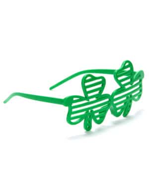 Lustige Kleeblatt-Brille St. Patrick's Day grün