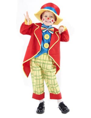 Lustiger Clown Kinderkostüm Zirkus bunt