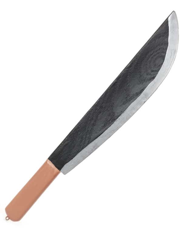 Machete Halloween-Waffe Kostümzubehör schwarz-grau 53cm