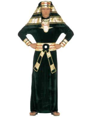 Mächtiger Pharao äypter-Herrenkostüm schwarz-gold-rot