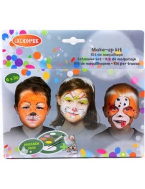 Make-Up Set Tiere Schminkset 10-teilig bunt