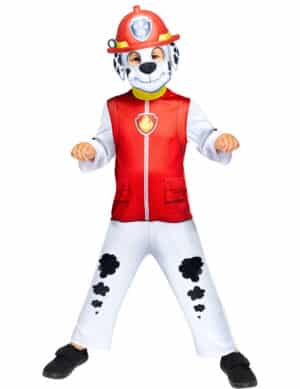 Marshall-Lizenzkostüm für Kinder Paw Patrol schwarz-weiß-rot