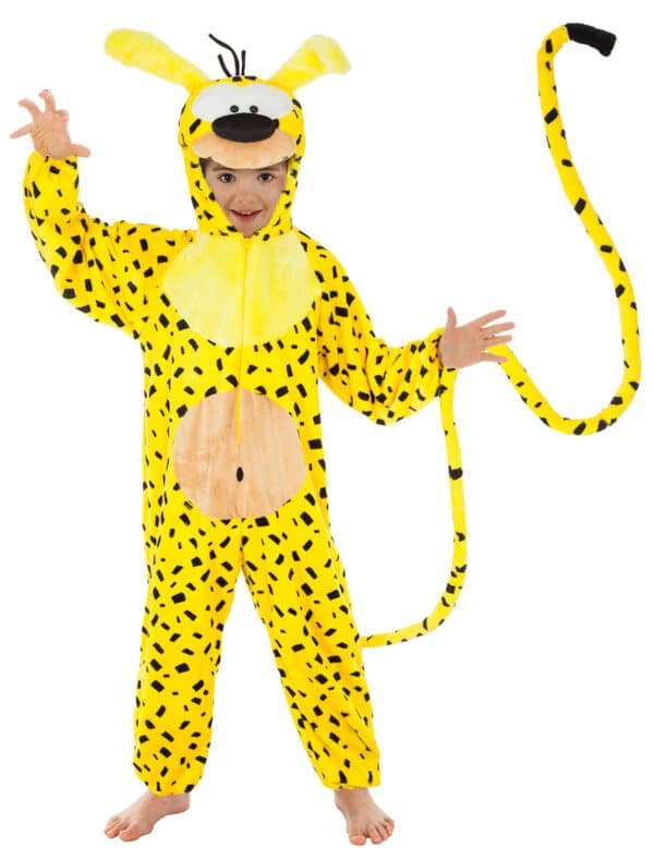 Marsupilami-Kostüm für Kinder Faschingskostüm gelb-schwarz