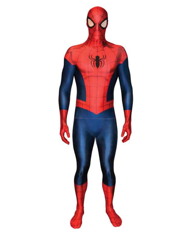 Marvel Amazing Spiderman 2 Morphsuit Lizenzware rot-blau