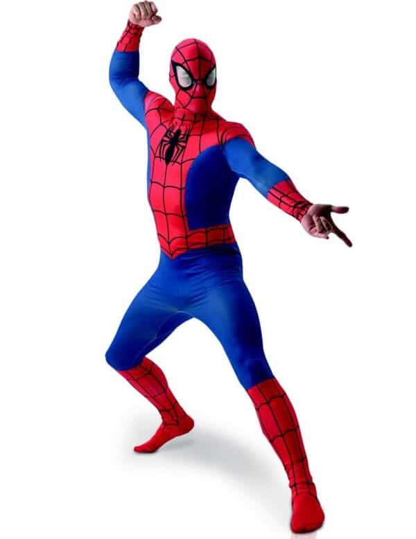 Marvel Spiderman Superhelden Kostüm Lizenzware rot-blau