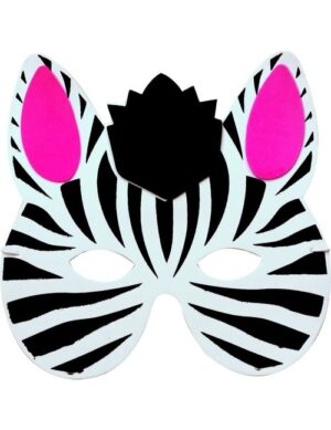 Maske Zebra für Kinder