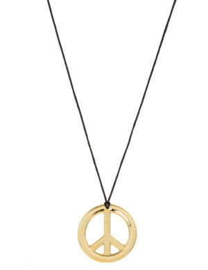 Metall Halskette Hippie Kette gold