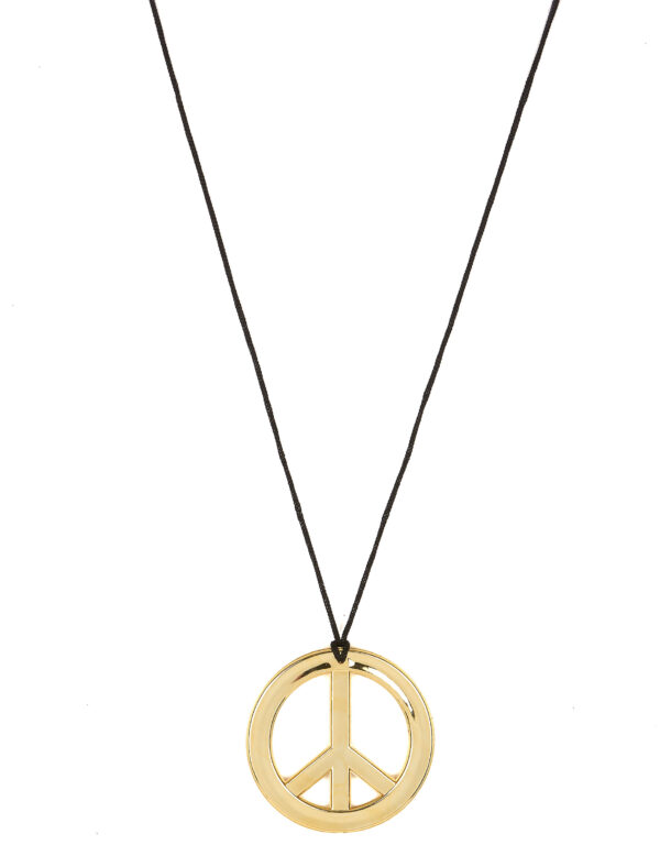 Metall Halskette Hippie Kette gold