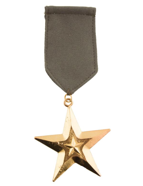 Militär-Medaille Accessoire khaki-gold