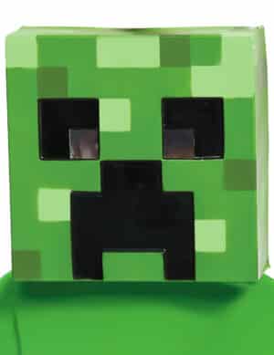 Minecraft-Lizenzmaske Creeper Videospielmaske grün-schwarz