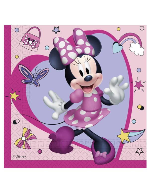 Minnie Junior Papierservietten 20 Stück 33 x 33 cm