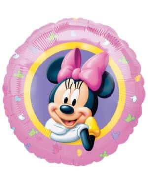 Minnie Maus Ballon Folienballon rosa bunt 43cm