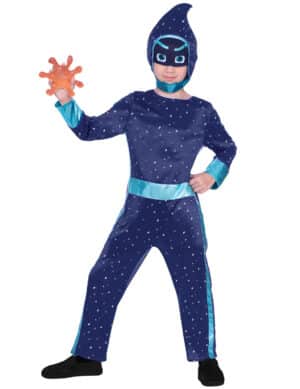 Nachtninja-Kostüm für Kinder PJ Masks Kostüm lila-blau