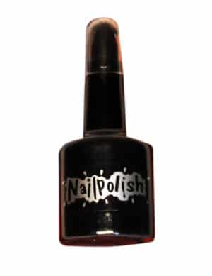 Nagellack- und Lippenstift-Kombination 2 in 1 schwarz