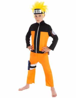 Naruto-Kinderkostüm Faschingskostüm orange-schwarz