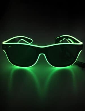 Neon-Brille leuchtend Accessoire bunt