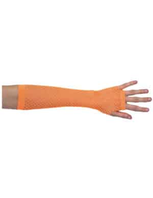 Netz-Armstulpen neon-orange