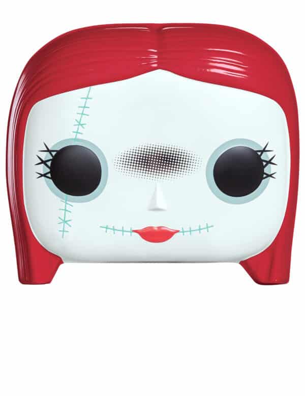 Nightmare Before Christmas Funko Pop-Maske für Erwachsene Sally weiss-rot