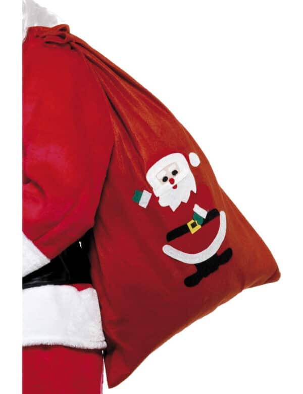 Nikolaus Sack Weihnachten rot-weiss-schwarz