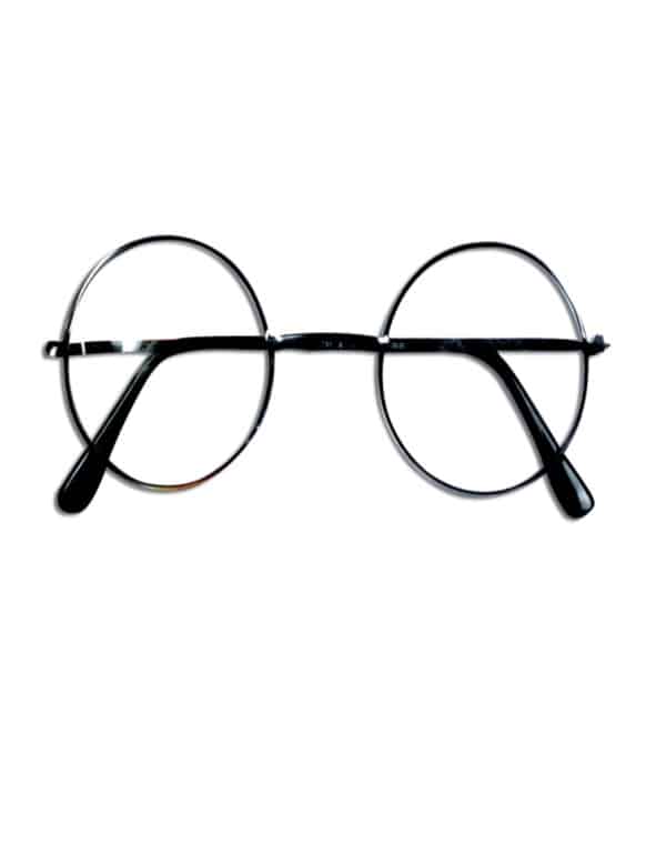 Offizielle Harry Potter-Brille Kostümzubehör rund schwarz