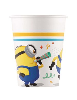 Offizielle Minions-Partybecher 8 Stück bunt 200 ml