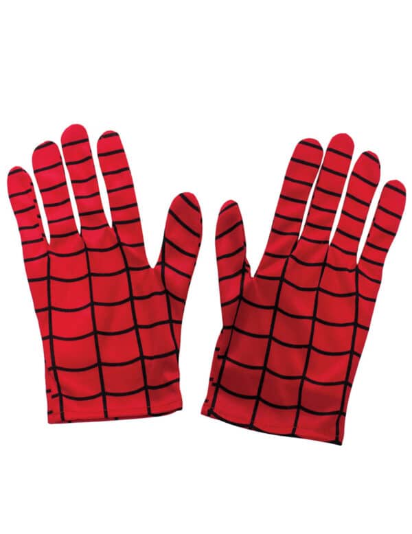 Offizielle Spiderman-Handschuhe für Kinder rot-schwarz