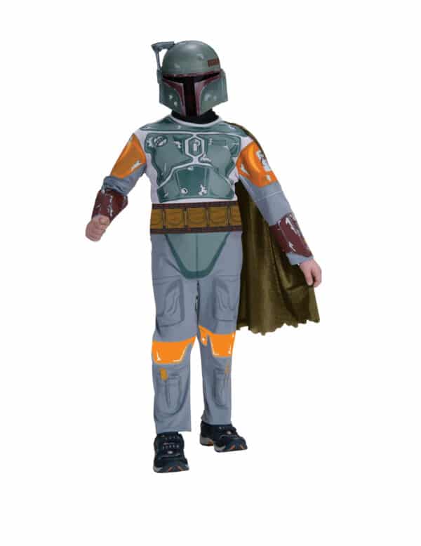 Offizielles Boba Fett-Kostüm für Kinder Star Wars bunt