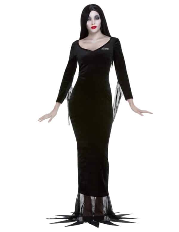 Offizielles Morticia-Damenkostüm Addams Family schwarz