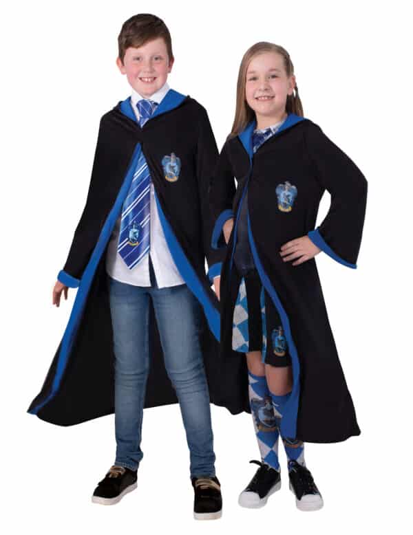 Offizielles Ravenclaw-Kostüm für Kinder Harry Potter schwarz-blau-weiss