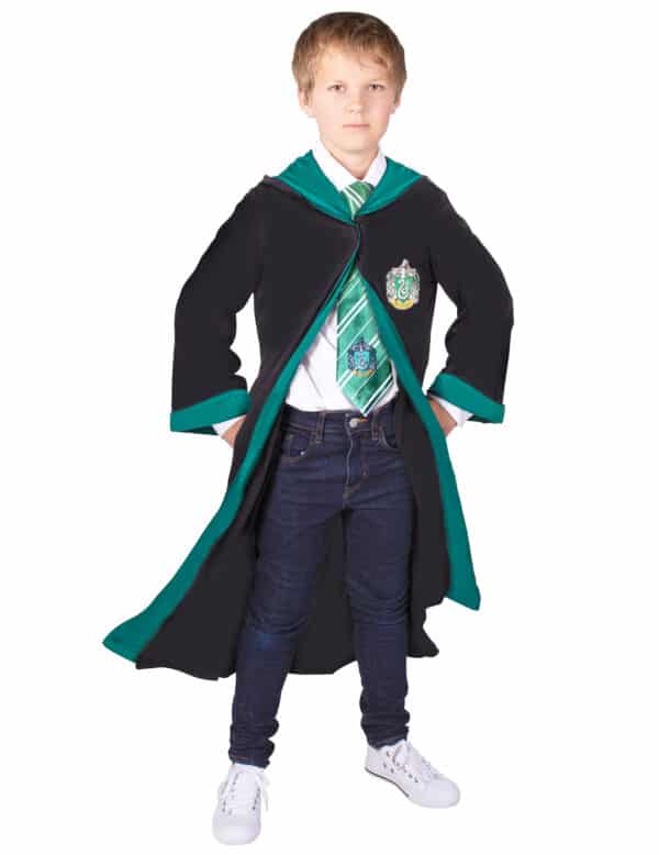 Offizielles Slytherin-Kinderkostüm Harry Potter schwarz-grün