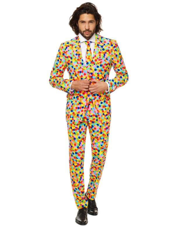 Opposuits Herrenkostüm mit Konfetti