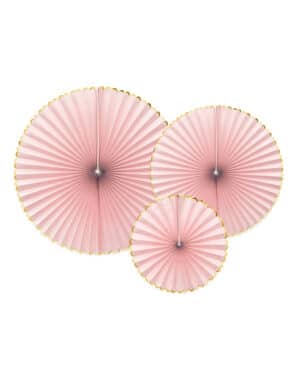 Papier-Pompon Set rosa 23