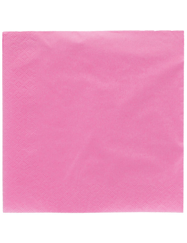 Papierservietten Party-Zubehör 50 Stück rosa 38x38cm