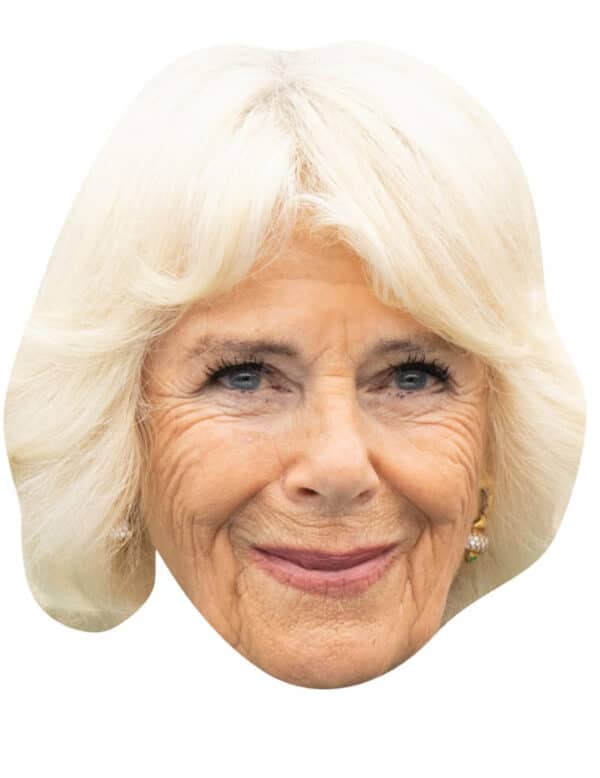 Pappmaske Queen Camilla Consort