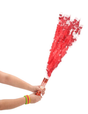 Party Popper Riesen Konfetti Dekoartikel rot 30cm