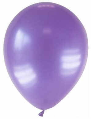 Party Zubehör Deko Luftballons 12 Stück violett 28 cm