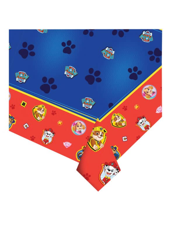 Paw Patrol-Tischdecke Paw Patrol-Partydeko blau-rot 120x180cm