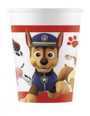 Paw Patrol-Trinkbecher Tischdekoration 8 Stück bunt 200ml