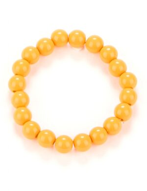 Perlen-Armband orange