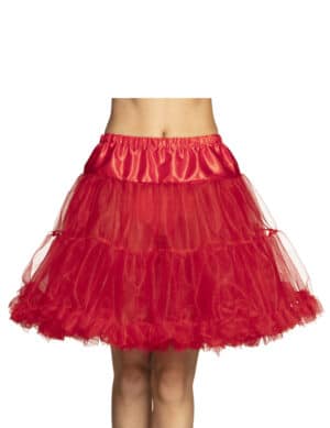 Petticoat für Damen Unterrock Accessoire rot