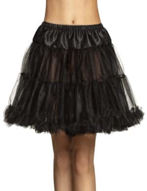 Petticoat für Damen Unterrock Accessoire schwarz