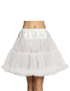 Petticoat für Damen Unterrock Accessoire weiss