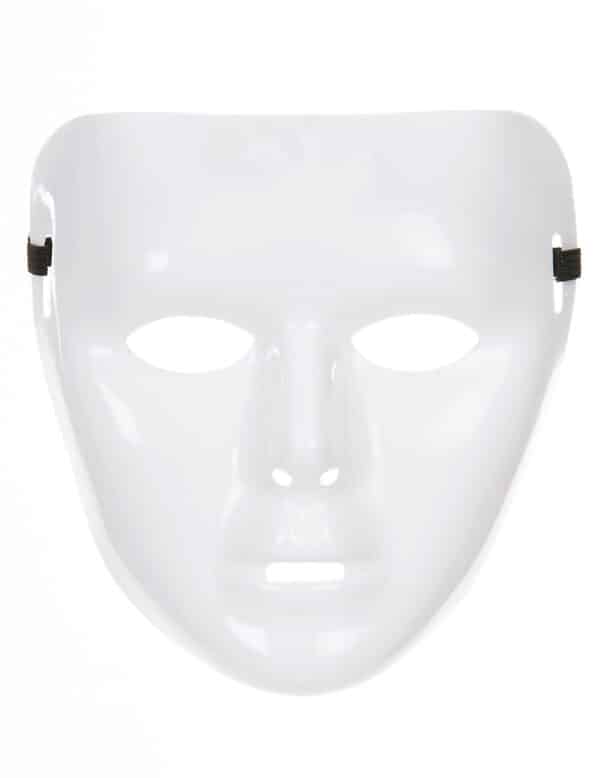 Phantom Karneval-Maske Anonymous weiss