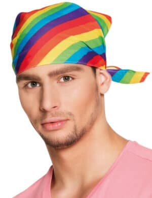 Regenbogen Bandana Kopftuch bunt