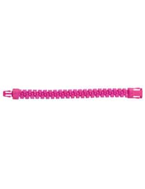 Reissverschluss-Armband pink