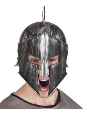 Ritterhelm Erwachsene schwarz-silber