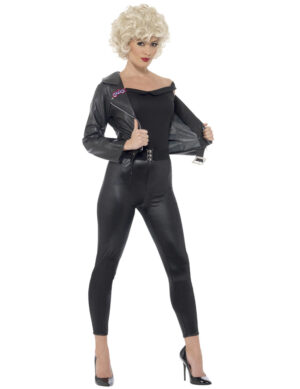 Sandy Grease Kostüm für Damen schwarz