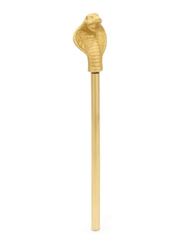 Schlangenzepter Pharao Accessoire gold 48cm