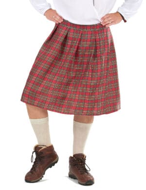 Schottenrock Kilt-Herrenrock rot-grün-gelb 60cm